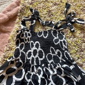 Lazy Oaf Black and White Maxi Dress